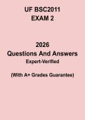 UF BSC2011 Exam 2 Study Guide PDF &vert; University of Florida Biology II Review & Practice Questions