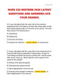 NURS 220 MIDTERM 2026 LATEST  QUESTIONS AND ANSWERS&vert; ACE  YOUR GRADES&period;