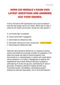 NURS 220 MODULE 4 EXAM 2026  LATEST QUESTIONS AND ANSWERS&vert;  ACE YOUR GRADES&period; 