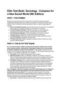 Test Bank for Sociology&colon; Compass for a New Social World 8th Edition by Robert J&period; Brym &vert; Elite Exam Prep & Answers