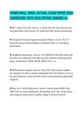 SONICWALL SNSA ACTUAL EXAM PAPER 2026 QUESTIONS WITH SOLUTIONS GRADED A&plus;