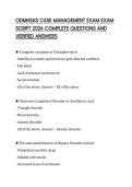 ODMHSAS CASE MANAGEMENT EXAM EXAM SCRIPT 2026 COMPLETE QUESTIONS AND VERIFIED ANSWERS