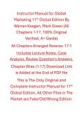 Instructor Manual Global Marketing 11th Global Edition By Warren Keegan&comma; Mark Green