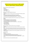 CSMLS Practice with all Correct & 100&percnt; Verified Answers &vert;Latest Version &vert;Already Graded A&plus;