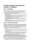 Ultimate Financial Accounting 101 Test Bank &lpar;Chapters 1-4&rpar; &vert; Detailed Answers&comma; Explanations & Exam Tips &lpar;2026&sol;2027 Updated&rpar;
