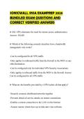 SONICWALL SNSA EXAMPREP 2026 BUNDLED EXAM QUESTIONS AND CORRECT VERIFIED ANSWERS