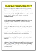 MGT 4380 TEST 1 QUESTIONS AND CORRECT DETAILED  ANSWERS &lpar;VERIFIED ANSWERS&rpar; ALREADY GRADED A&plus;