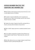 OPHOS ENGINEER PRACTICE TEST QUESTIONS AND ANSWERS 2026