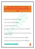 CHL IAHCSMM CHP 13-17 EXAM QUESTIONS AND ANSWERS GRADED A&plus; 2026