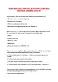 NURS 360 EXAM 3&colon; PRACTICE NCLEX QUESTIONS WITH ACCURATE ANSWERS RATED A&plus;