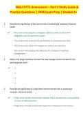 WGU D775 Assessment &ndash; Part 1 Study Guide &  Practice Questions &vert; 2026 Exam Prep &vert; Graded A&plus;