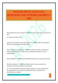 WOLTER MKTG 3310 EXAM 1 QUESTIONS AND ANSWERS GRADED A&plus; 2026