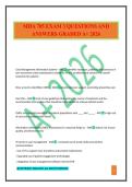 MHA 705 EXAM 3 QUESTIONS AND ANSWERS GRADED A&plus; 2026
