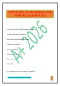 MN553 UNIT 6 EXAM QUESTIONS AND ANSWERS GRADED A&plus; 2026