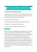 ATI CAPSTONE MATERNAL NEWBORN POST ASSESSMENT 2026&sol;2027 &vert; Questions & Answers &vert; Latest Update &vert; Post-Assessment Prep &vert; Pass Guaranteed - A&plus; Graded