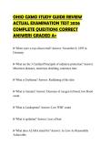 OHIO GXMO STUDY GUIDE REVIEW ACTUAL EXAMINATION TEST 2026 COMPLETE QUESTIONS CORRECT ANSWERS GRADED A&plus;