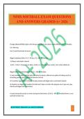 NFHS SOFTBALL EXAM QUESTIONS AND ANSWERS GRADED A&plus; 2026