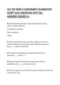 LEG 100 WEEK 8 ASSIGNMENT EXAMINATION SCRIPT 2026 QUESTIONS WITH FULL ANSWERS GRADED A&plus;