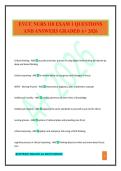 EVCC NURS 110 EXAM 1 QUESTIONS AND ANSWERS GRADED A&plus; 2026