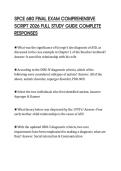 SPCE 680 FINAL EXAM COMPREHENSIVE SCRIPT 2026 FULL STUDY GUIDE COMPLETE RESPONSES