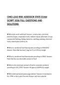 OHIO LEAD RISK ASSESSOR STATE EXAM SCRIPT 2026 FULL QUESTIONS AND SOLUTIONS