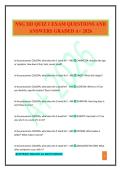 NSG 203 QUIZ 1 EXAM QUESTIONS AND ANSWERS GRADED A&plus; 2026