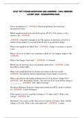 AT&T TKT II EXAM QUESTIONS AND ANSWERS - 100&percnt; VERIFIED - LATEST 2026 - GUARANTEED PASS