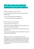 SPIPC SPED ACTUAL EXAM PAPER 2026 QUESTIONS WITH SOLUTIONS GRADED A&plus;SPIPC SPED ACTUAL EXAM PAPER 2026 QUESTIONS WITH SOLUTIONS GRADED A&plus;
