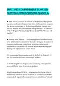 SPIPC SPED COMPREHENSIVE EXAM 2026 QUESTIONS WITH SOLUTIONS GRADED A&plus;
