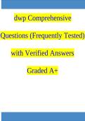 Ladwp Comprehensive Questions &lpar;Frequently Tested&rpar; with Verified Answers Graded A&plus;