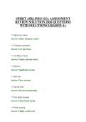 SPIRIT AIRLINES GSA ASSESSMENT REVIEW SOLUTION 2026 QUESTION