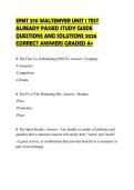 SPMT 370 WALTEMYER UNIT 1 TEST ALREADY PASSED STUDY GUIDE QUESTIONS AND SOLUTIONS 2026 CORRECT ANSWERS GRADED A&plus;SPMT 370 WALTEMYER UNIT 1 TEST ALREADY PASSED STUDY GUIDE QUESTIONS AND SOLUTIONS 2026 CORRECT ANSWERS GRADED A&plus;