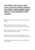OHIO PROPERTY AND CASUALTY LATEST ACTUAL EXAM WITH COMPLETE QUESTIONS AND CORRECT VERIFIED ANSWERS ALREADY GRADED A&plus; 100&percnt; GUARANTEED TO PASS CONCEPTS