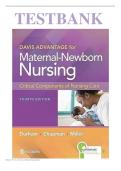 Davis Advantage for Maternal-Newborn Nursing&comma; 4th Edition&colon; Complete Test Bank - Chapters 1-19