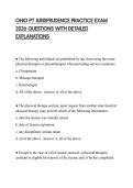 OHIO PT JURISPRUDENCE PRACTICE EXAM 2026 QUESTIONS WITH DETAILED EXPLANATIONS