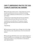 OHIO PT JURISPRUDENCE PRACTICE TEST 2026 COMPLETE QUESTIONS AND ANSWERS