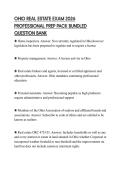 OHIO REAL ESTATE EXAM 2026 PROFESSIONAL PREP PACK BUNDLED QUESTION BANK
