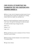 OHIO SCHOOL OF PHLEBOTOMY NHA EXAMINATION TEST 2026 QUESTIONS WITH ANSWERS GRADED A&plus;