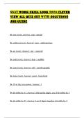 SSAT WORK SKILL LOOK 2026 CLEVER VIEW ALL QUIZ SET WITH SOLUTIONS JOB GUIDE