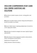 WGU D481 COMPREHENSIVE STUDY GUIDE 2026 VERIFIED QUESTIONS AND SOLUTIONS