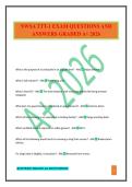 NWSA TTT-1 EXAM QUESTIONS AND ANSWERS GRADED A&plus; 2026