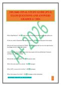OIS 3660- FINAL STUDY GUIDE &lpar;PT&period;1&rpar; EXAM QUESTIONS AND ANSWERS GRADED A&plus; 2026