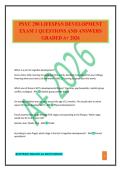 PSYC 290 LIFESPAN DEVELOPMENT EXAM 1 QUESTIONS AND ANSWERS GRADED A&plus; 2026