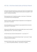 VET 102 &ndash; Final Exam Study Guide and Review Material