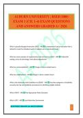 AUBURN UNIVERSITY &vert; RSED 3000&colon; EXAM 1 &lpar;CH&period; 1-4&rpar; EXAM QUESTIONS AND ANSWERS GRADED A&plus; 2026