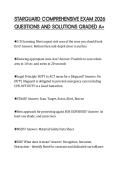 STARGUARD COMPREHENSIVE EXAM 2026 QUESTIONS AND SOLUTIONS GRADED A&plus;