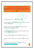SCMH 1010 CHAPTER 16 EXAM QUESTIONS AND ANSWERS GRADED A&plus; 2026