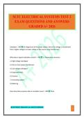SLTC ELECTRICAL SYSTEMS TEST 2 EXAM QUESTIONS AND ANSWERS GRADED A&plus; 2026