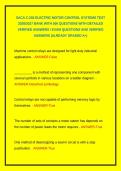 SACA C-202 ELECTRIC MOTOR CONTROL SYSTEMS TEST 2026&sol;2027 BANK WITH 500 QUESTIONS WITH DETAILED VERIFIED ANSWERS &sol; EXAM QUESTIONS AND VERIFIED ANSWERS &vert;ALREADY GRADED A&plus;&vert;