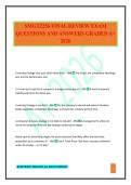 SMGT2256 FINAL REVIEW EXAM QUESTIONS AND ANSWERS GRADED A&plus; 2026